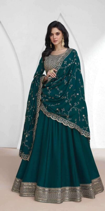 FC Saroj 9943 Teal Vichitra Salwar Suit with Embroidery Work & Lace Work. Special Price ₹3049. Delivery 4-6 Working Days. Shop now. | Jump Suits, Salwar suit, Casual Suits, Creative suits, Designer Suits, Palazzo Suits, Party Wear Suits, Patiala Suits, Straight Suits