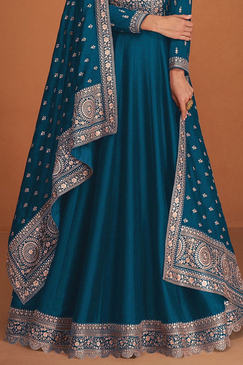 FC 9577 Teal Color Vichitra Salwar Suit with Embroidery Work. Available at ₹2649 only. Delivery 4-6 Working Days. Shop now. | Jump Suits, Tops & Bottoms, Track Suits, Salwar suit, Casual Suits, Creative suits, Designer Suits, Palazzo Suits, Party Wear Suits, Patiala Suits, Straight Suits, Trendy Wear