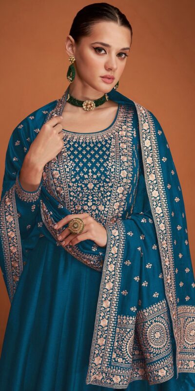 FC 9577 Teal Color Vichitra Salwar Suit with Embroidery Work. Available at ₹2649 only. Delivery 4-6 Working Days. Shop now. | Jump Suits, Tops & Bottoms, Track Suits, Salwar suit, Casual Suits, Creative suits, Designer Suits, Palazzo Suits, Party Wear Suits, Patiala Suits, Straight Suits, Trendy Wear