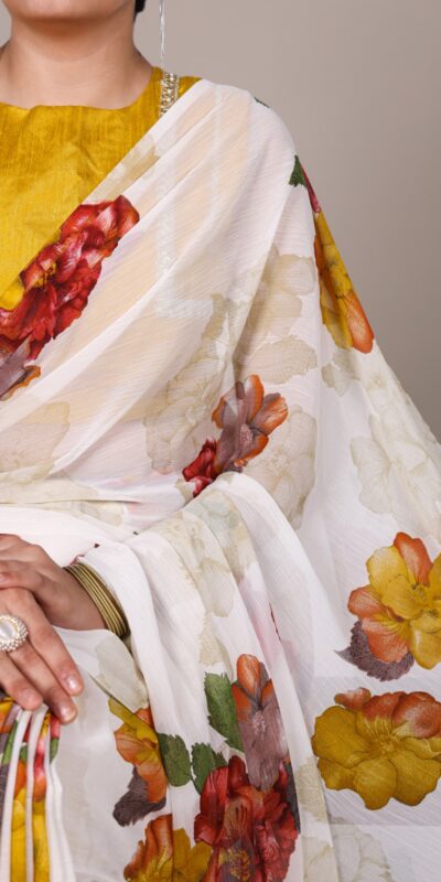 YNF 7009 White Chiffon Saree with Lace Work. Wedding, Party, Festive, Events, Exclusive Offer ₹1749. Delivery 4-6 Working Days. Shop now. | Sarees, Bollywood Sarees, Creative Sarees, Designer Sarees, Embroidered Sarees, Ethnic Saree, Modern Digital sarees, Party Wear Sarees