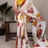 YNF 7009 White Chiffon Saree with Lace Work. Wedding, Party, Festive, Events, Exclusive Offer ₹1749. Delivery 4-6 Working Days. Shop now. | Sarees, Bollywood Sarees, Creative Sarees, Designer Sarees, Embroidered Sarees, Ethnic Saree, Modern Digital sarees, Party Wear Sarees