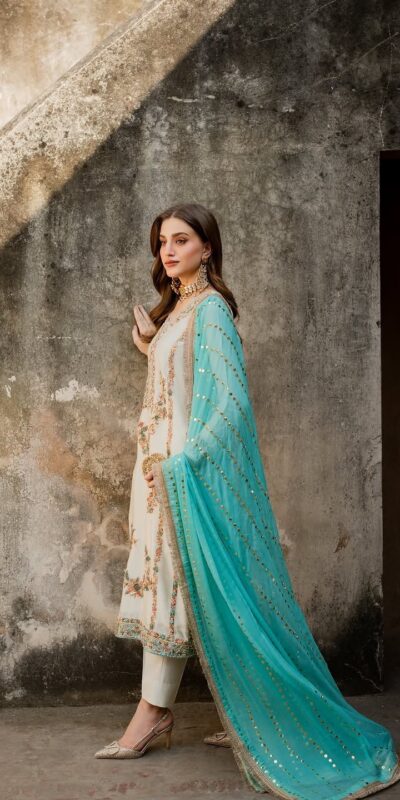 AD 220 White in Organza Silk Embroidery Work & Lace Work Salwar Suit . Grab it for ₹2449. Delivery 4-6 Working Days. Shop now. | Jump Suits, Salwar suit, Casual Suits, Creative suits, Designer Suits, Palazzo Suits, Party Wear Suits, Patiala Suits, Straight Suits