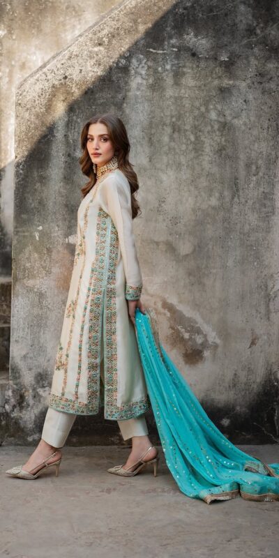 AD 220 White in Organza Silk Embroidery Work & Lace Work Salwar Suit . Grab it for ₹2449. Delivery 4-6 Working Days. Shop now. | Jump Suits, Salwar suit, Casual Suits, Creative suits, Designer Suits, Palazzo Suits, Party Wear Suits, Patiala Suits, Straight Suits