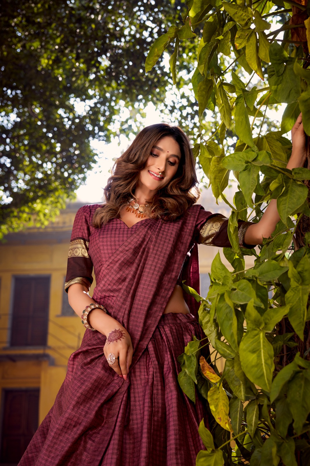 LNB 1900 Wine Color Chettinad Cotton Chex Zari Work Lehenga Choli . Now at just ₹3249. Delivery 4-6 Working Days. Shop now. | Lehenga, Bollywood Lehenga, Creative Lehenga, Designer Lehenga, Embroidered Lehenga, Party Wear Lehenga