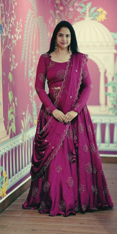 PC 553 Wine Chinon Lehenga Choli Perfect for Wedding, Party, Lohri, Engagement, Family Gatherings – . Affordable Price ₹2449. Delivery 4-6 Working Days | Lehenga, Bollywood Lehenga, Creative Lehenga, Designer Lehenga, Embroidered Lehenga, Party Wear Lehenga