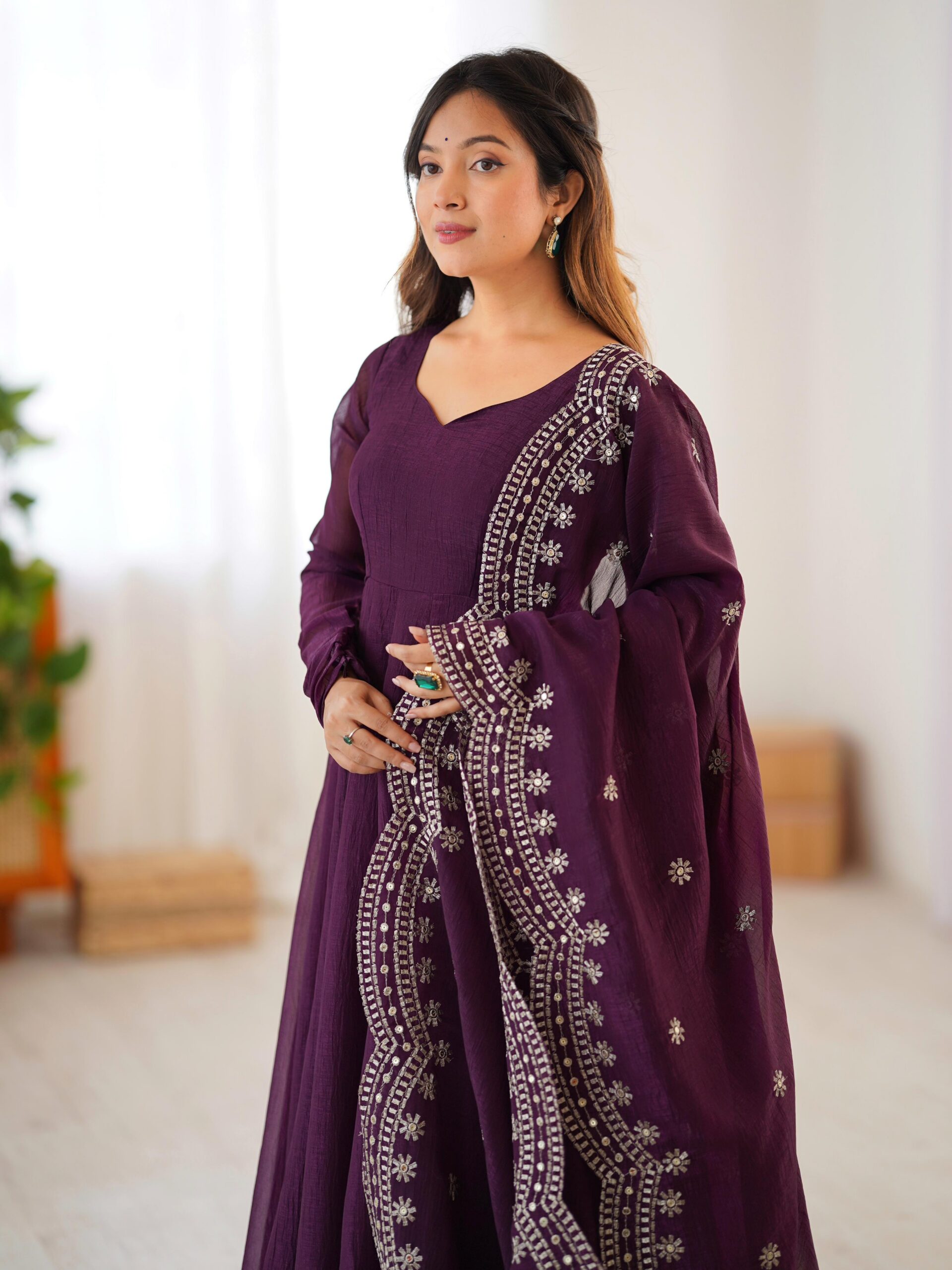 SSR 5006 Wine Fandy Silk Gown Perfect for Wedding, Party, Pongal, Traditional Day, Baby Shower – . Get it for ₹1999. Delivery 4-6 Working Days. Shop | Gowns, Bollywood Gowns, Creative Gowns, Designer Gowns, Embroidered Gowns, Party Wear Gowns