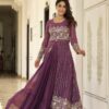 Ram 048 Wine Fox Georgette Lehenga Choli with Embroidery Work. Available at ₹2599 only. Delivery 4-6 Working Days. Shop now. | Lehenga, Bollywood Lehenga, Creative Lehenga, Designer Lehenga, Embroidered Lehenga, Party Wear Lehenga