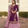 DS LT 7006 Wine in Georgette Embroidery Work & Stone Work Lehenga Choli . Festive Deal ₹2549. Delivery 4-6 Working Days. Shop now. | Lehenga, Bollywood Lehenga, Creative Lehenga, Designer Lehenga, Embroidered Lehenga, Party Wear Lehenga