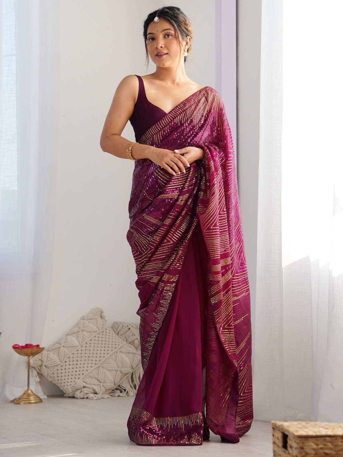 JR 626 Wine Georgette Saree Perfect for Wedding, Party, Eid, Anniversary, Diwali – . Special Price ₹1799. Delivery 4-6 Working Days. Shop now. | Sarees, Bollywood Sarees, Creative Sarees, Designer Sarees, Embroidered Sarees, Ethnic Saree, Modern Digital sarees, Party Wear Sarees