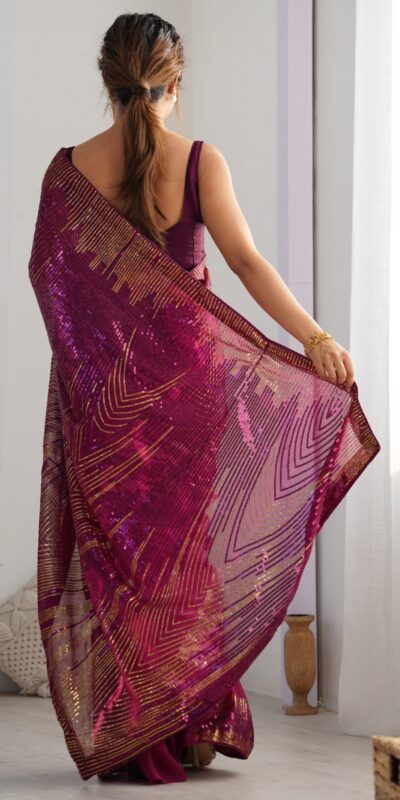 JR 626 Wine Georgette Saree Perfect for Wedding, Party, Eid, Anniversary, Diwali – . Special Price ₹1799. Delivery 4-6 Working Days. Shop now. | Sarees, Bollywood Sarees, Creative Sarees, Designer Sarees, Embroidered Sarees, Ethnic Saree, Modern Digital sarees, Party Wear Sarees