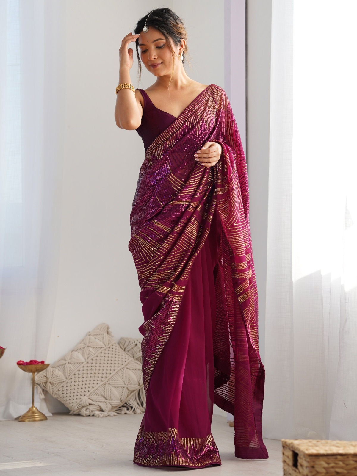 JR 626 Wine Georgette Saree Perfect for Wedding, Party, Eid, Anniversary, Diwali – . Special Price ₹1799. Delivery 4-6 Working Days. Shop now. | Sarees, Bollywood Sarees, Creative Sarees, Designer Sarees, Embroidered Sarees, Ethnic Saree, Modern Digital sarees, Party Wear Sarees