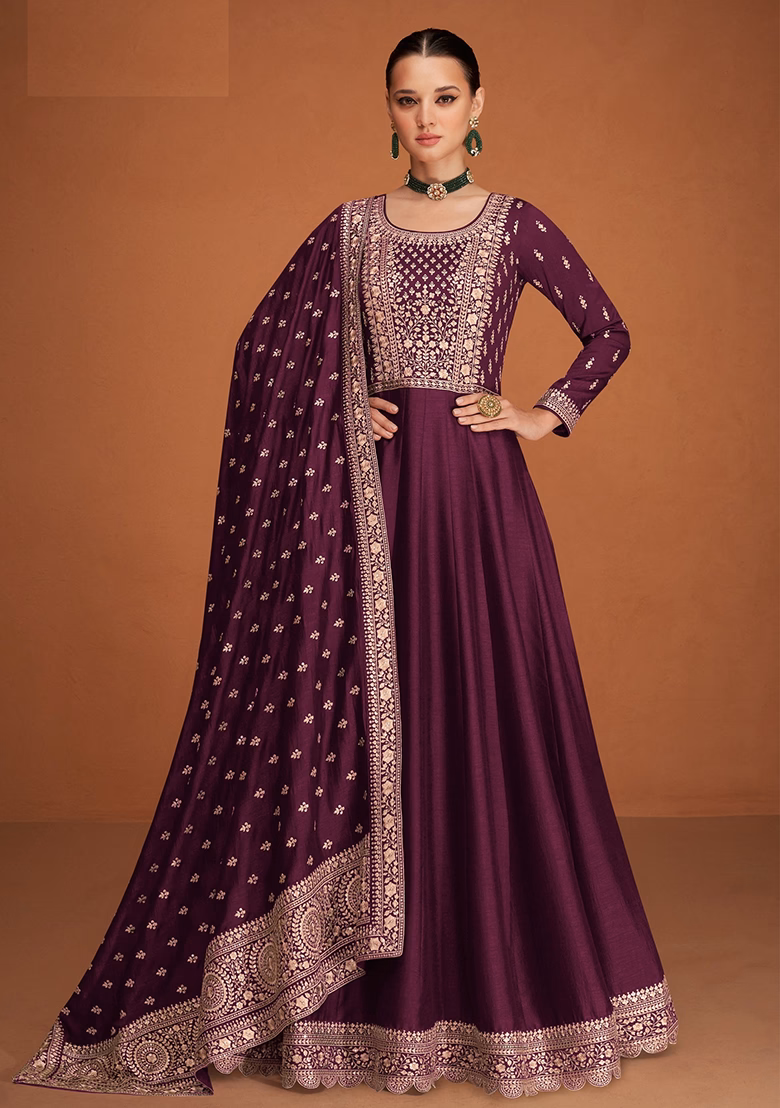 FC 9577 Wine Color Vichitra Salwar Suit with Embroidery Work. Available at ₹2649 only. Delivery 4-6 Working Days. Shop now. | Jump Suits, Tops & Bottoms, Track Suits, Salwar suit, Casual Suits, Creative suits, Designer Suits, Palazzo Suits, Party Wear Suits, Patiala Suits, Straight Suits, Trendy Wear