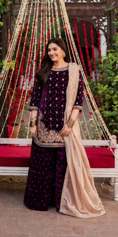 KD 1536 Wine Viscose Velvet Thread Sequence Work Salwar Suit Wedding, Party, Festive, Events, Special Price ₹2399. Delivery 4-6 Working Days. Shop now. | Jump Suits, Tops & Bottoms, Track Suits, Salwar suit, Casual Suits, Creative suits, Designer Suits, Palazzo Suits, Party Wear Suits, Patiala Suits, Straight Suits, Trendy Wear
