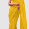 JR 617 Yellow Color Georgette Embroidery Deual Sequence Saree Casual, Wedding, Festive, Events Expected Delivery  4-6 Working Days @1649/- | Sarees, Bollywood Sarees, Creative Sarees, Designer Sarees, Embroidered Sarees, Ethnic Saree, Modern Digital sarees, Party Wear Sarees