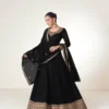 ₹3449 | FC 10128 Black Color Blooming Georgette Embroidery Work Salwar Suit . Introductory Price ₹3449. Delivery 4-6 Working Days. Shop now. | Jump Suits, Salwar suit, Casual Suits, Creative suits, Designer Suits, Palazzo Suits, Party Wear Suits, Patiala Suits, Straight Suits