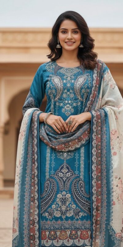 BE 438 Blue Chinon Salwar Suit Perfect for Wedding, Party, Temple Visit, Reception, Karwa Chauth – . Grab it for ₹1799. Delivery 4-6 Working Days. | Jump Suits, Salwar suit, Casual Suits, Creative suits, Designer Suits, Palazzo Suits, Party Wear Suits, Patiala Suits, Straight Suits