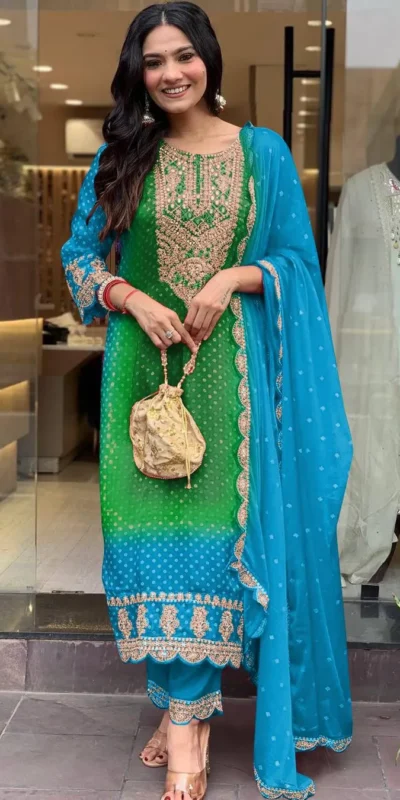 ₹1749 | MF 1004 Blue Chinoon Silk Salwar Suit with Embroidery Work. Available at ₹1749 only. Delivery 4-6 Working Days. Shop now. | Jump Suits, Tops & Bottoms, Track Suits, Salwar suit, Casual Suits, Creative suits, Designer Suits, Palazzo Suits, Party Wear Suits, Patiala Suits, Straight Suits, Trendy Wear
