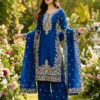 SRK 5316 Blue Organza Silk Salwar Suit Perfect for Wedding, Party, Makar Sankranti, Eid, Durga Puja – . Affordable Price ₹2149. Delivery 4-6 Workin | Jump Suits, Salwar suit, Casual Suits, Creative suits, Designer Suits, Palazzo Suits, Party Wear Suits, Patiala Suits, Straight Suits