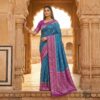 ₹2049 | MB 6088 Blue Color Lace Work & Zari Work Sareein Pochampalli Silk. Best Price ₹2049. Delivery 4-6 Working Days. Shop now. | Sarees, Bollywood Sarees, Creative Sarees, Designer Sarees, Embroidered Sarees, Ethnic Saree, Modern Digital sarees, Party Wear Sarees