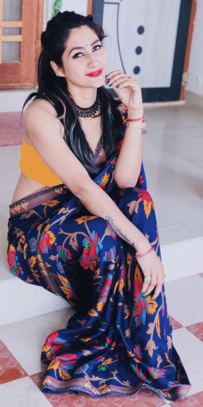 ₹1499 | KT 131 Blue Digital Print & Lace Work Saree in Blue Softy Silk. Introductory Price ₹1499. Delivery 4-6 Working Days. Shop now. | Sarees, Bollywood Sarees, Creative Sarees, Designer Sarees, Embroidered Sarees, Ethnic Saree, Modern Digital sarees, Party Wear Sarees
