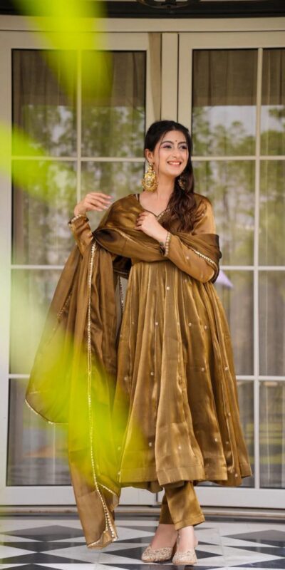 RTC 5897 Brown in Organza Silk Lace Border & Lace Work Salwar Suit . Grab it for ₹2099. Delivery 4-6 Working Days. Shop now. | Jump Suits, Salwar suit, Casual Suits, Creative suits, Designer Suits, Palazzo Suits, Party Wear Suits, Patiala Suits, Straight Suits
