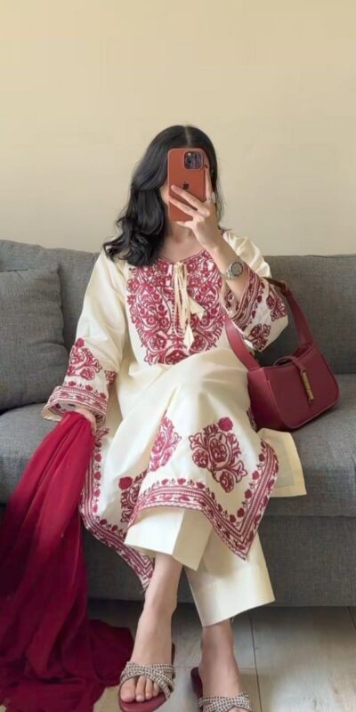 DC 108 Cream Color Natural Crep Salwar Suit with Embroidery Work. Wedding, Party, Festive, Best Price ₹1849. Delivery 4-6 Working Days. Shop now. | Jump Suits, Salwar suit, Casual Suits, Creative suits, Designer Suits, Palazzo Suits, Party Wear Suits, Patiala Suits, Straight Suits