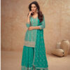 FC 7518 Firozi Chinon Salwar Suit Perfect for Wedding, Party, Diwali, Durga Puja, Temple Visit – . Festive Deal ₹3099. Delivery 4-6 Working Days. | Jump Suits, Salwar suit, Casual Suits, Creative suits, Designer Suits, Palazzo Suits, Party Wear Suits, Patiala Suits, Straight Suits