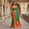 MB 6135 Green Color Pochampalli Silk Zari Woven Work Saree t. Grab it for ₹2049. Delivery 4-6 Working Days .Online Shop now. | Sarees, Bollywood Sarees, Creative Sarees, Designer Sarees, Embroidered Sarees, Ethnic Saree, Modern Digital sarees, Party Wear Sarees