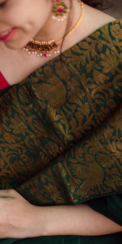 ₹1349 | KPR 070 Green Color Soft Lichi Silk Saree with Lace Border & Lace Work. Best Price ₹1349. Delivery 4-6 Working Days. Shop now. | Sarees, Bollywood Sarees, Creative Sarees, Designer Sarees, Embroidered Sarees, Ethnic Saree, Modern Digital sarees, Party Wear Sarees