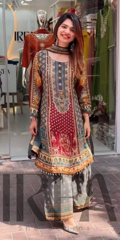 ₹1949 | ST 207 Grey Color Georgette Salwar Suit with Embroidery Work. Introductory Price ₹1949. Delivery 4-6 Working Days. Shop now. | Jump Suits, Salwar suit, Casual Suits, Creative suits, Designer Suits, Palazzo Suits, Party Wear Suits, Patiala Suits, Straight Suits