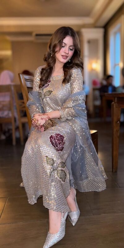 ₹1999 | ST 1162 Grey in Faux Georgette Sequins Work & Embroidery Work Salwar Suit . Get it for ₹1999. Delivery 4-6 Working Days. Shop now. | Jump Suits, Salwar suit, Casual Suits, Creative suits, Designer Suits, Palazzo Suits, Party Wear Suits, Patiala Suits, Straight Suits