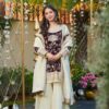 Maroon Glass Organza Silk Sequence Work Salwar Suit
