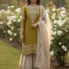 SR 1694 Mustered Organza Silk Salwar Suit with Embroidery Work & Lace Work. Exclusive Offer ₹1999. Delivery 4-6 Working Days. Shop now. | Jump Suits, Salwar suit, Casual Suits, Creative suits, Designer Suits, Palazzo Suits, Party Wear Suits, Patiala Suits, Straight Suits