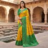 ₹2049 | MB 6088 Mustered Color Lace Work & Zari Work Sareein Pochampalli Silk. Best Price ₹2049. Delivery 4-6 Working Days. Shop now. | Sarees, Bollywood Sarees, Creative Sarees, Designer Sarees, Embroidered Sarees, Ethnic Saree, Modern Digital sarees, Party Wear Sarees