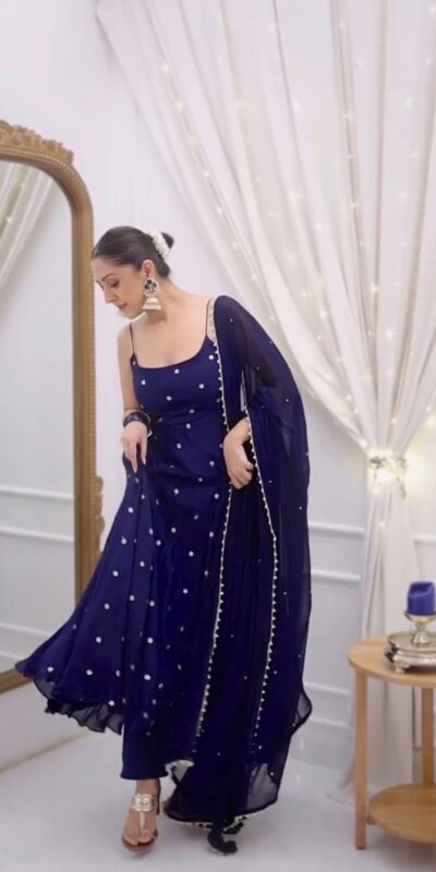 RTC 5972 Navy Blue Fendy Silk Salwar Suit with Lace Border & Lace Work. Special Price ₹2149. Delivery 4-6 Working Days. Shop now. | Jump Suits, Salwar suit, Casual Suits, Creative suits, Designer Suits, Palazzo Suits, Party Wear Suits, Patiala Suits, Straight Suits