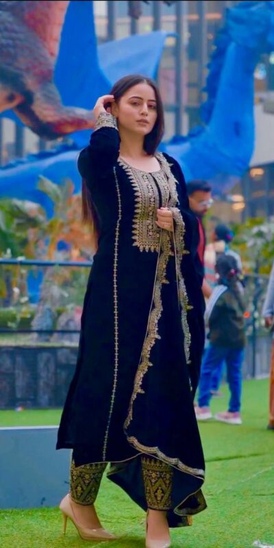 AD 089 Navy Blue Viscose Velvet Salwar Suit with Embroidery Work. Affordable Price ₹1999. Delivery 4-6 Working Days. Shop now. | Jump Suits, Salwar suit, Casual Suits, Creative suits, Designer Suits, Palazzo Suits, Party Wear Suits, Patiala Suits, Straight Suits