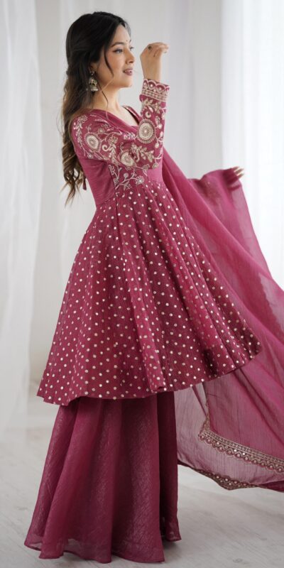ZSR 3134 Onion Crunchy Silk Salwar Suit Perfect for Wedding, Party, Sangeet, Anniversary, Housewarming Introductory Price ₹2399. Delivery 4-6 | Jump Suits, Salwar suit, Casual Suits, Creative suits, Designer Suits, Palazzo Suits, Party Wear Suits, Patiala Suits, Straight Suits