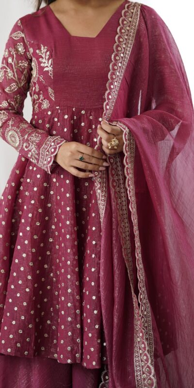 ZSR 3134 Onion Crunchy Silk Salwar Suit Perfect for Wedding, Party, Sangeet, Anniversary, Housewarming Introductory Price ₹2399. Delivery 4-6 | Jump Suits, Salwar suit, Casual Suits, Creative suits, Designer Suits, Palazzo Suits, Party Wear Suits, Patiala Suits, Straight Suits
