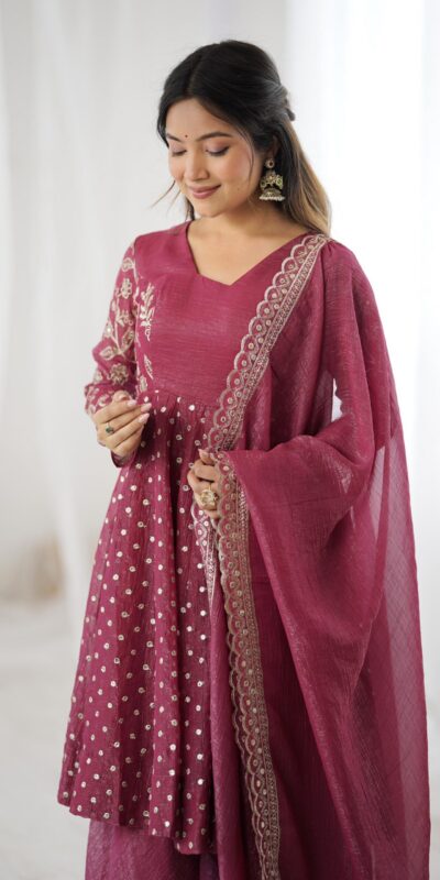 ZSR 3134 Onion Crunchy Silk Salwar Suit Perfect for Wedding, Party, Sangeet, Anniversary, Housewarming Introductory Price ₹2399. Delivery 4-6 | Jump Suits, Salwar suit, Casual Suits, Creative suits, Designer Suits, Palazzo Suits, Party Wear Suits, Patiala Suits, Straight Suits
