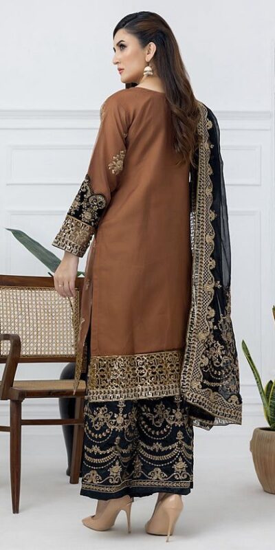 ₹2149 | ST 1161 Orange Nylon Twil Net Salwar Suit with Embroidery Work. Available at ₹2149 only. Delivery 4-6 Working Days. Shop now. | Jump Suits, Salwar suit, Casual Suits, Creative suits, Designer Suits, Palazzo Suits, Party Wear Suits, Patiala Suits, Straight Suits