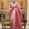 KPR 208 Peach in Color Soft Lichi Silk Designer Work Saree . Available at ₹1399 only. Delivery 4-6 Working Days. Shop now. | Sarees, Bollywood Sarees, Creative Sarees, Designer Sarees, Embroidered Sarees, Ethnic Saree, Modern Digital sarees, Party Wear Sarees