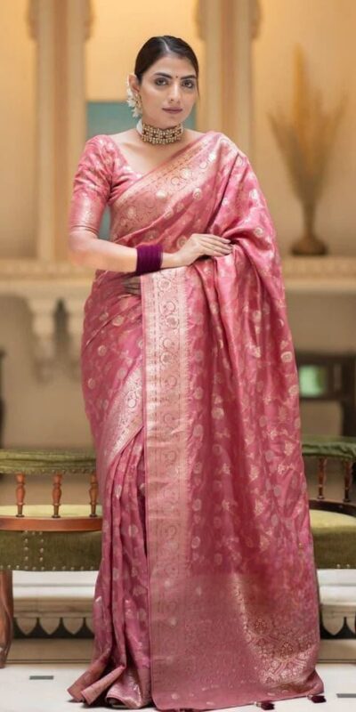 KPR 208 Peach in Color Soft Lichi Silk Designer Work Saree . Available at ₹1399 only. Delivery 4-6 Working Days. Shop now. | Sarees, Bollywood Sarees, Creative Sarees, Designer Sarees, Embroidered Sarees, Ethnic Saree, Modern Digital sarees, Party Wear Sarees