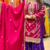 ND 5033 Pink Chinon Silk Salwar Suit with Embroidery Work & Lace Work. Affordable Price ₹2149. Delivery 4-6 Working Days. Shop now. | Jump Suits, Salwar suit, Casual Suits, Creative suits, Designer Suits, Palazzo Suits, Party Wear Suits, Patiala Suits, Straight Suits