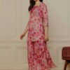 Pink Dhamal Jari Digital Print Mirror Work Salwar Suit