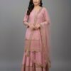 ₹2099 | ZF 250 Pink Color Faux Georgette Embroidery Sequence Work Sharara Suit Wedding, Party, Festive, Events Etc. Expected Delivery 4-6 Working Days @2099/- | Jump Suits, Salwar suit, Casual Suits, Creative suits, Designer Suits, Palazzo Suits, Party Wear Suits, Patiala Suits, Straight Suits