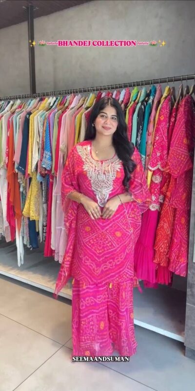 ₹1749 | ST 226 Pink Color Georgette Salwar Suit with Embroidery Work. Introductory Price ₹1749. Delivery 4-6 Working Days. Shop now. | Jump Suits, Salwar suit, Casual Suits, Creative suits, Designer Suits, Palazzo Suits, Party Wear Suits, Patiala Suits, Straight Suits