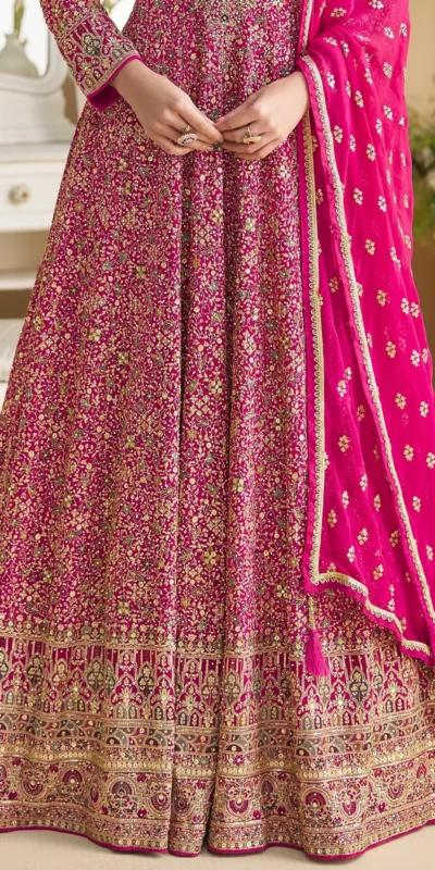 ₹3649 | FC 5807 Pink Color Georgette Thread Sequence Work Salwar Suit . Introductory Price ₹3649. Delivery 4-6 Working Days. Shop now. | Jump Suits, Salwar suit, Casual Suits, Creative suits, Designer Suits, Palazzo Suits, Party Wear Suits, Patiala Suits, Straight Suits