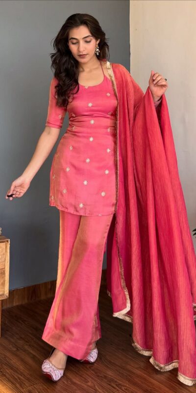 VLM 317 Pink NC Silk Salwar Suit with Lace Work & Embroidery Work. Festive Deal ₹1949. Delivery 4-6 Working Days. Shop now. | Jump Suits, Salwar suit, Casual Suits, Creative suits, Designer Suits, Palazzo Suits, Party Wear Suits, Patiala Suits, Straight Suits