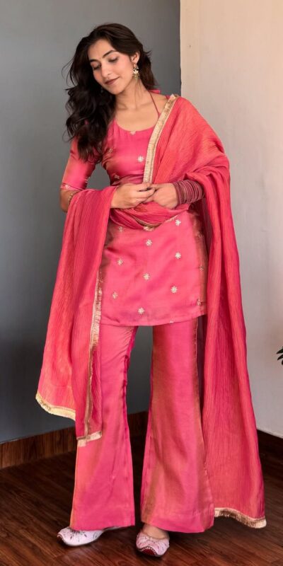 VLM 317 Pink NC Silk Salwar Suit with Lace Work & Embroidery Work. Festive Deal ₹1949. Delivery 4-6 Working Days. Shop now. | Jump Suits, Salwar suit, Casual Suits, Creative suits, Designer Suits, Palazzo Suits, Party Wear Suits, Patiala Suits, Straight Suits