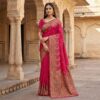 MB 46 Pink Color Pashmina Silk Saree with Lace Work & Lace Border. Now at just ₹2399. Delivery 4-6 Working Days. Shop now. | Sarees, Bollywood Sarees, Creative Sarees, Designer Sarees, Embroidered Sarees, Ethnic Saree, Modern Digital sarees, Party Wear Sarees